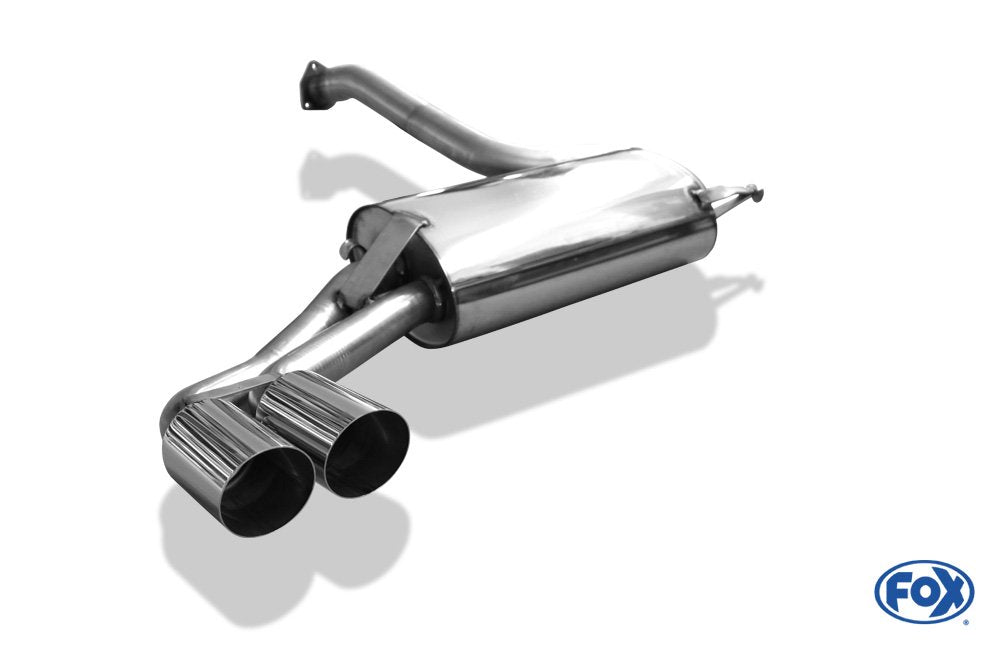 Fox Auspuff Sportauspuff für Audi 80/90 Typ 81 quattro 1.8l 66/81/82kW