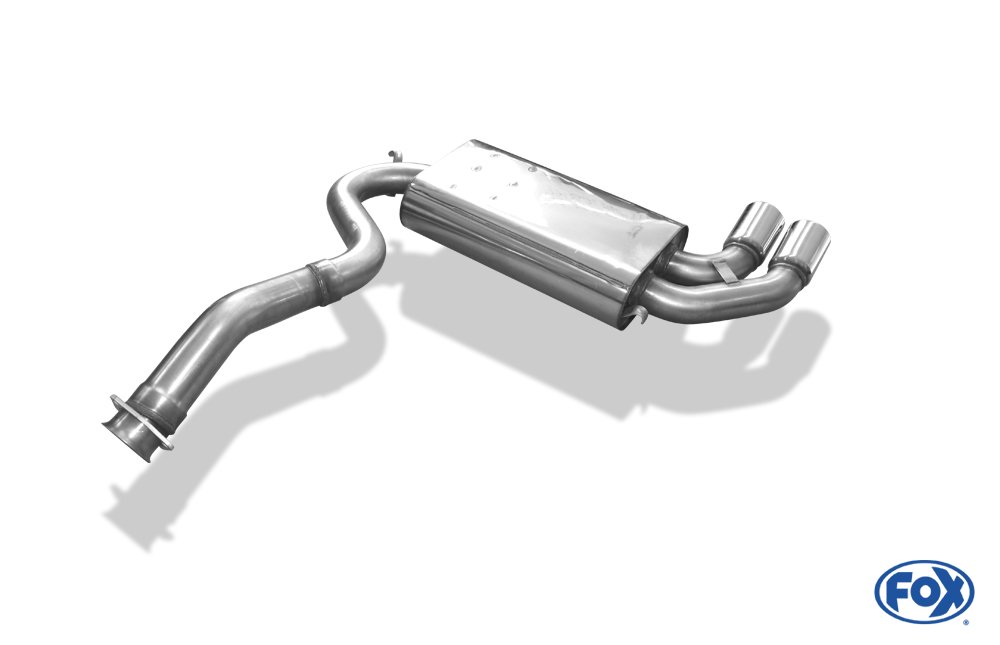 Fox Auspuff Sportauspuff Endschalldämpfer für Audi Urquattro 2.2 10V Turbo 147kW