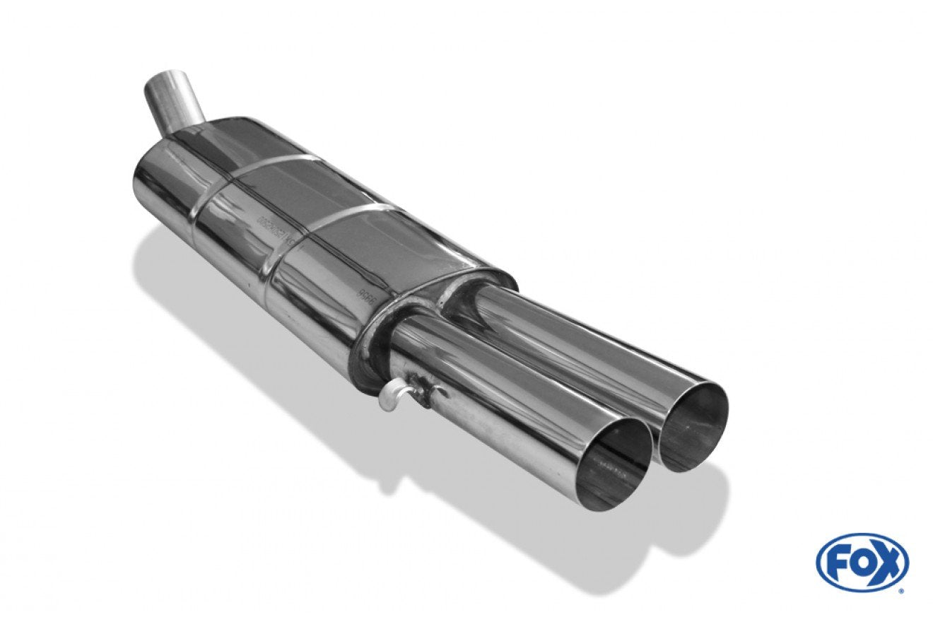 Fox Auspuff Sportauspuff Endschalldämpfer für Audi 80/90 89, B3 Limo