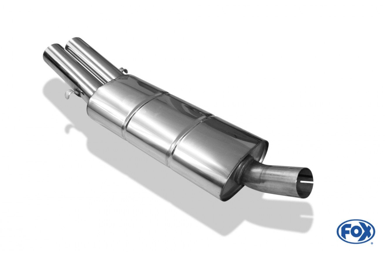 Fox Auspuff Sportauspuff Endschalldämpfer für Audi 80/90 89, B3 Limo