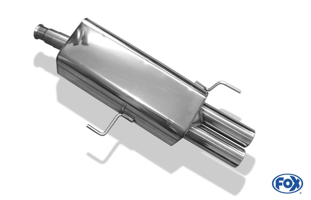 Fox Auspuff Sportauspuff Endschalldämpfer für Audi 80 Typ B4 2,6l 110kW 2,8l