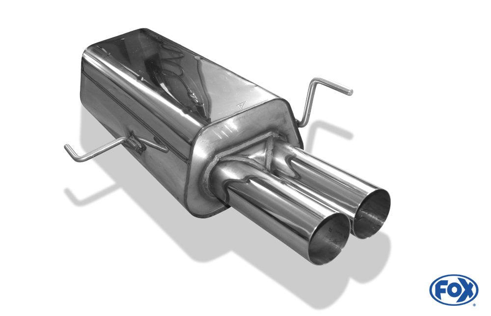 Fox Auspuff Sportauspuff Endschalldämpfer für Audi 80 Typ B4 2,6l 110kW 2,8l