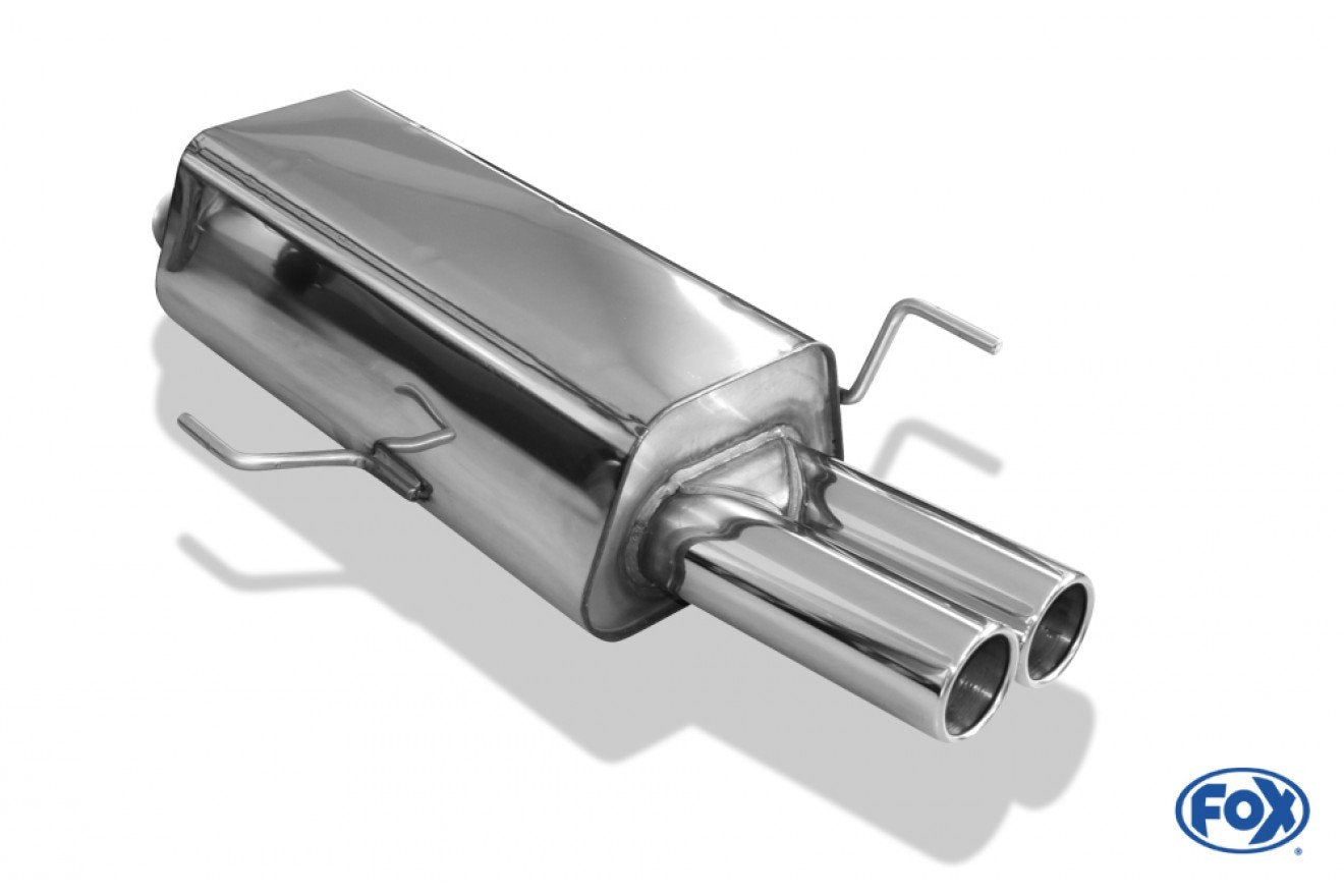 Fox Auspuff Sportauspuff Endschalldämpfer für Audi 80 B4 Limo Avant