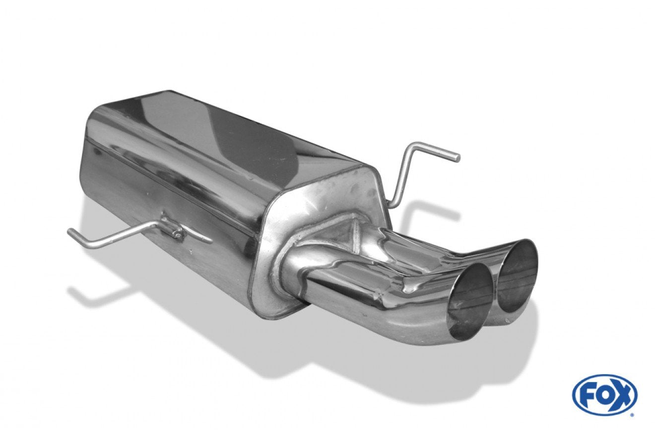 Fox Auspuff Sportauspuff Endschalldämpfer für Audi 80 B4 Limo Avant