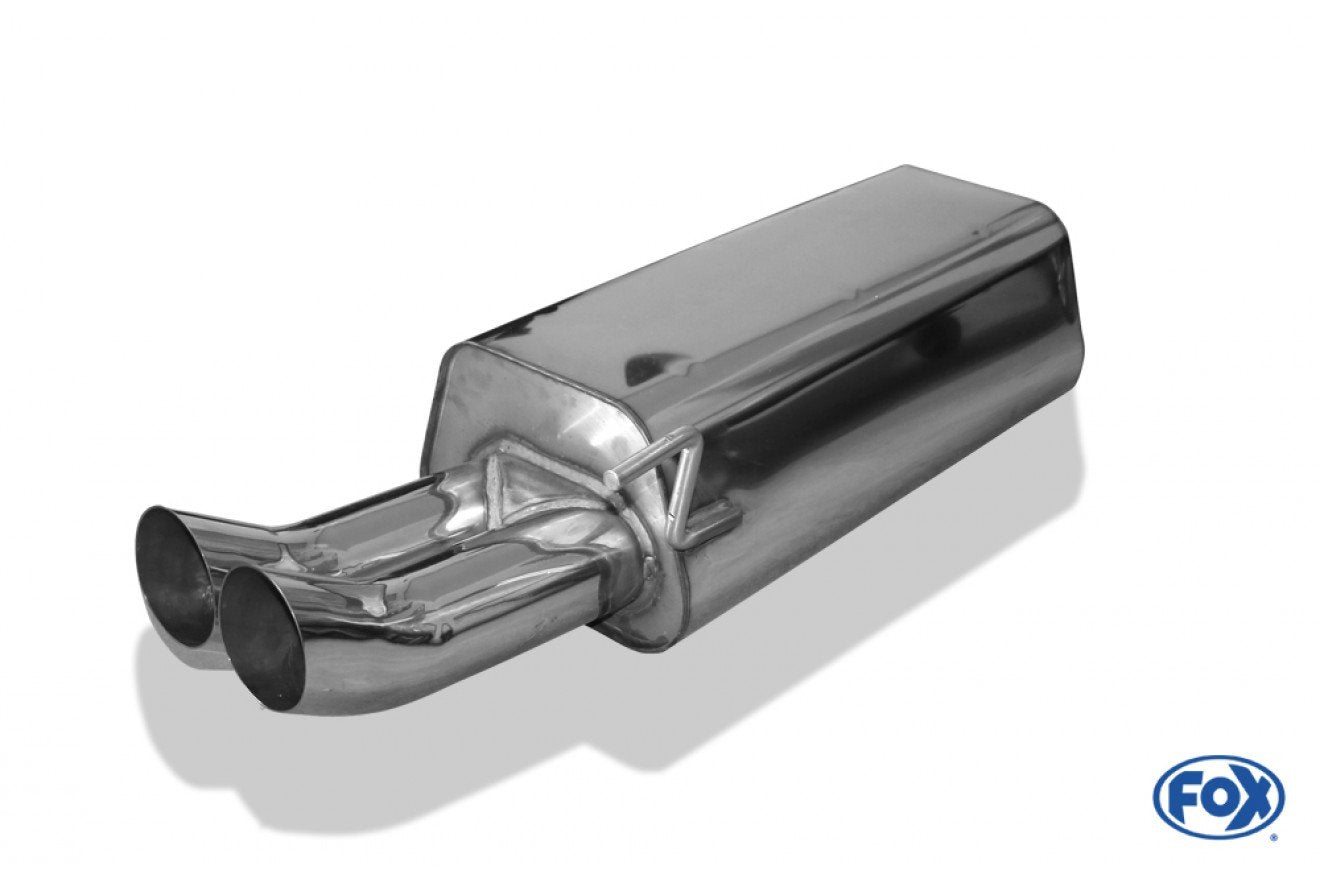Fox Auspuff Sportauspuff Endschalldämpfer für Audi 80 B4 Limo Avant