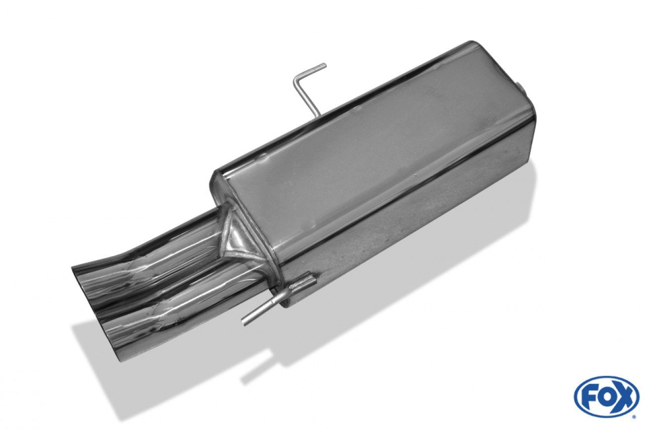 Fox Auspuff Sportauspuff Endschalldämpfer für Audi 80 B4 Limo Avant
