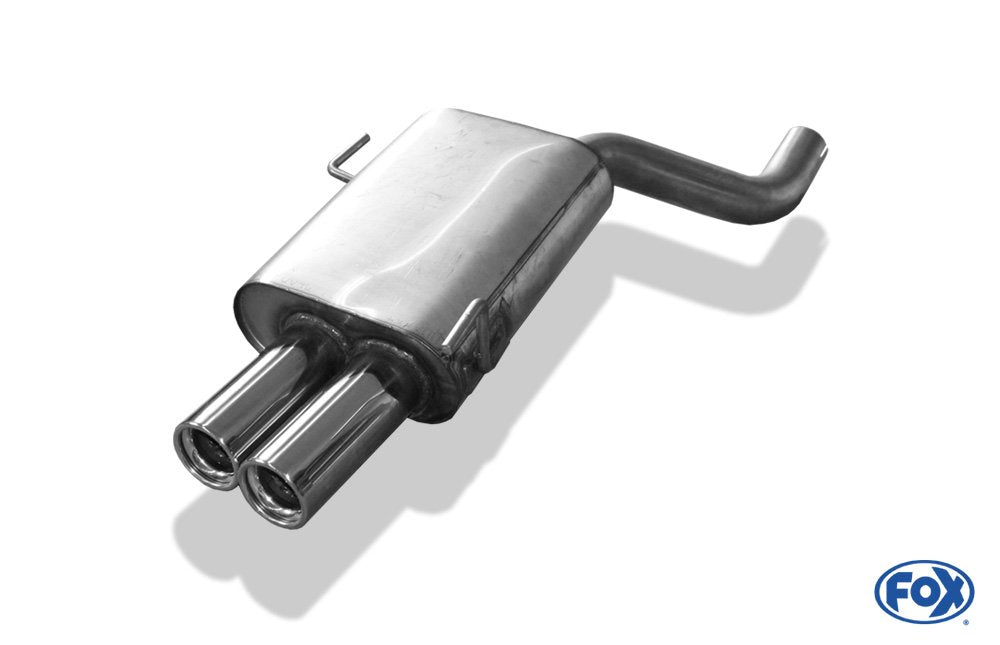 Fox Auspuff Sportauspuff Sportendschalldämpfer für Audi 80 Typ B4 quattro 2,8l