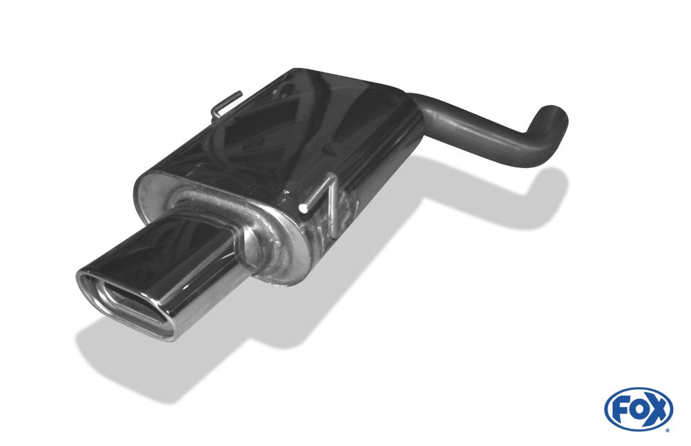 Fox Auspuff Sportauspuff Sportendschalldämpfer für Audi 80 Typ B4 quattro 2,8l