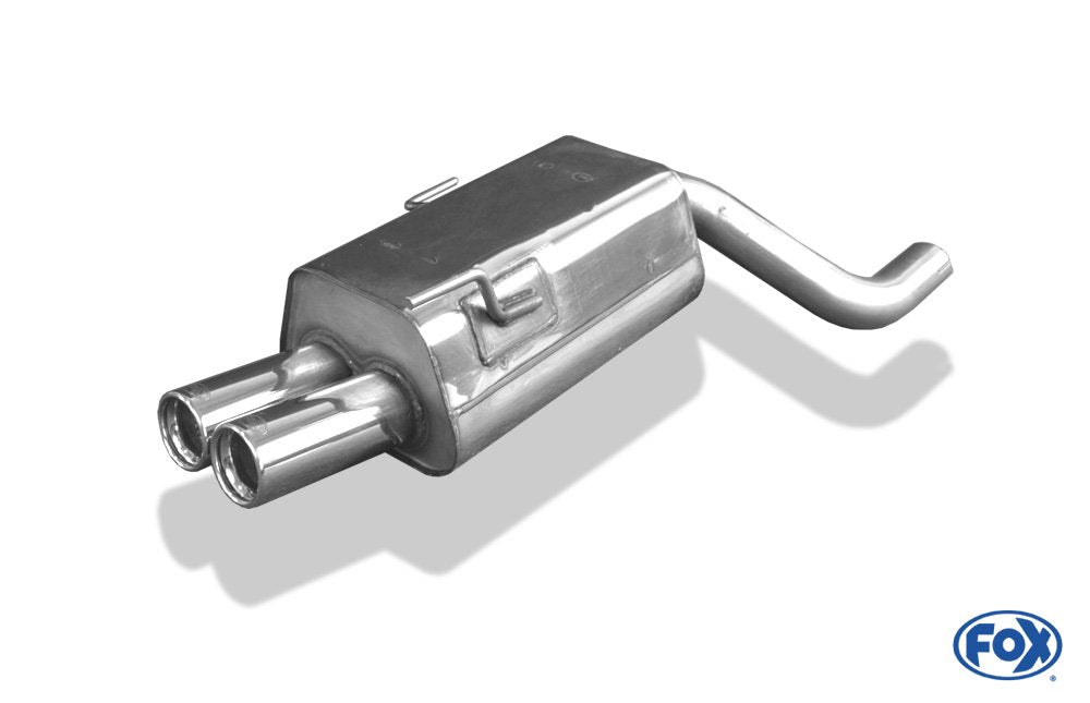Fox Auspuff Sportauspuff Sportendschalldämpfer für Audi 80 Typ B4 quattro 2,8l