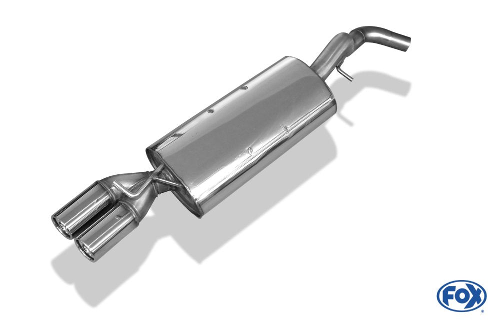 Fox Auspuff Sportauspuff Endschalldämpfer für VW New Beetle 1C, 9C, 1Y 1,6l