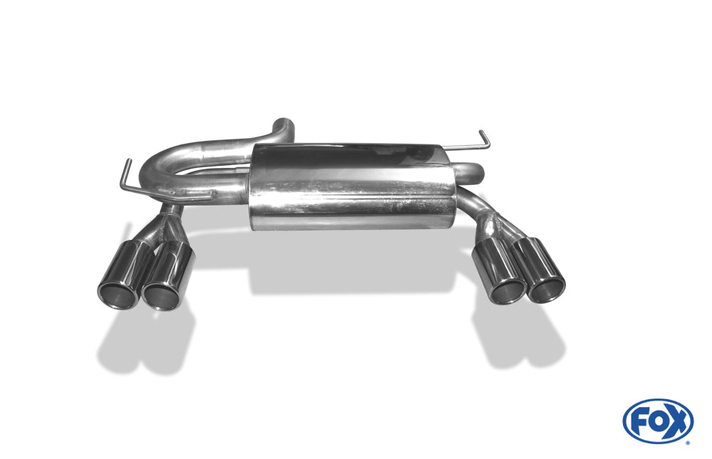 Fox Duplex Auspuff Sportauspuff für Audi A3 8L quattro 1.9l |AU050115-048-KO