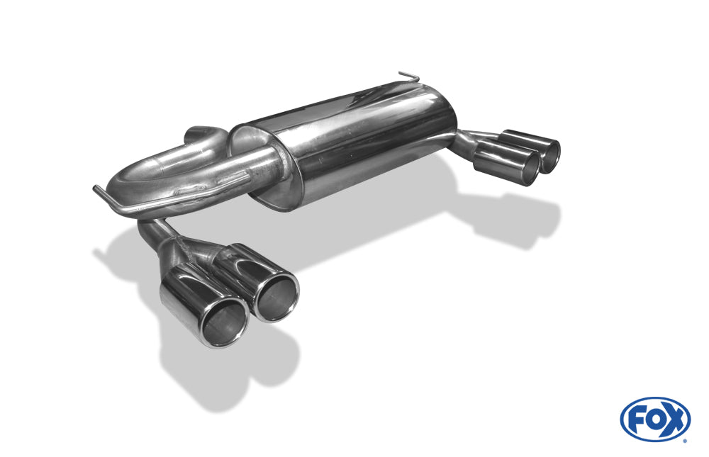 Fox Duplex Auspuff Sportauspuff für Audi A3 8L quattro 1.9l |AU050115-048-KO
