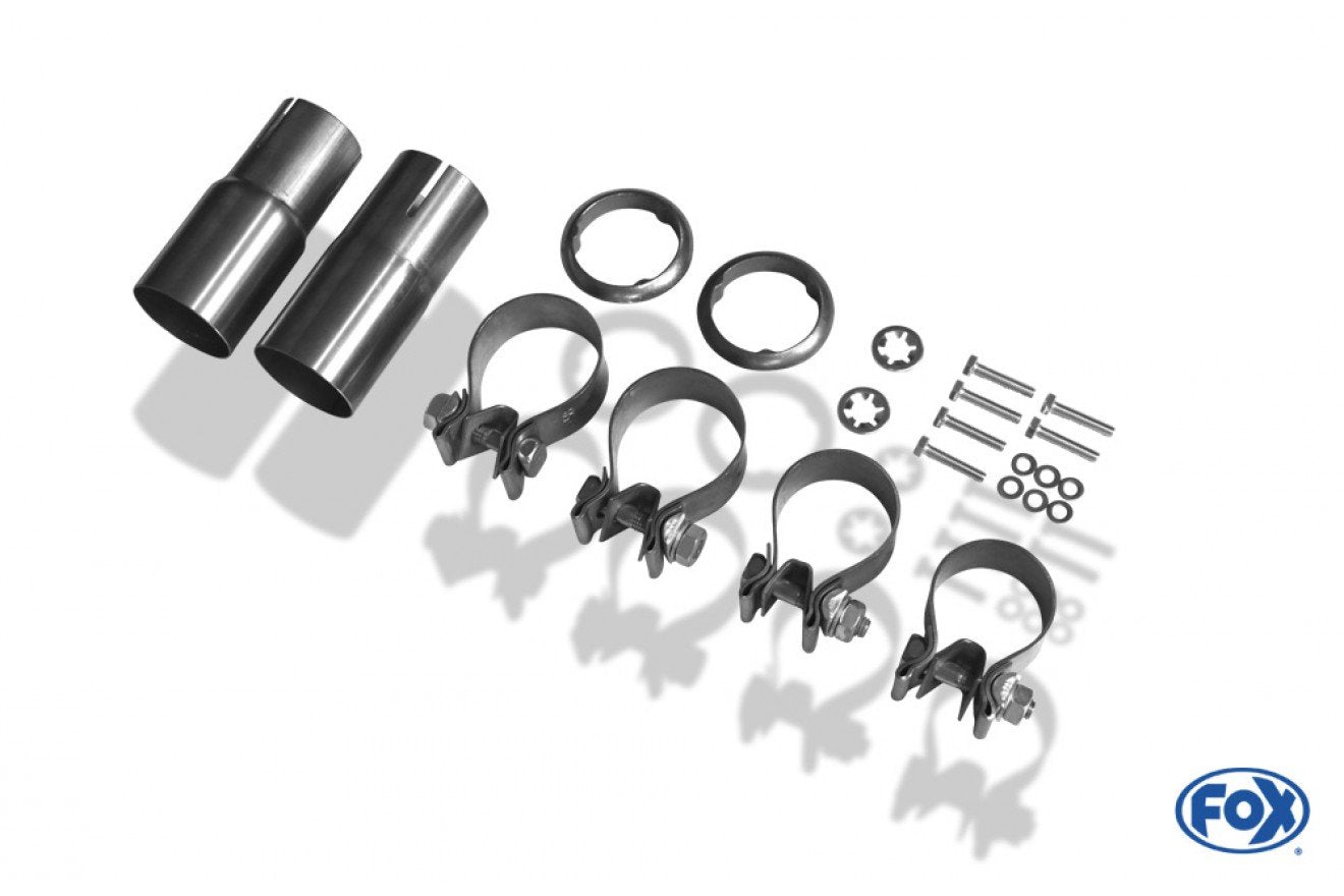 Fox Duplex Auspuff Sportauspuff Komplettanlage für VW Golf V 1,6l 75/85kW 2,0l