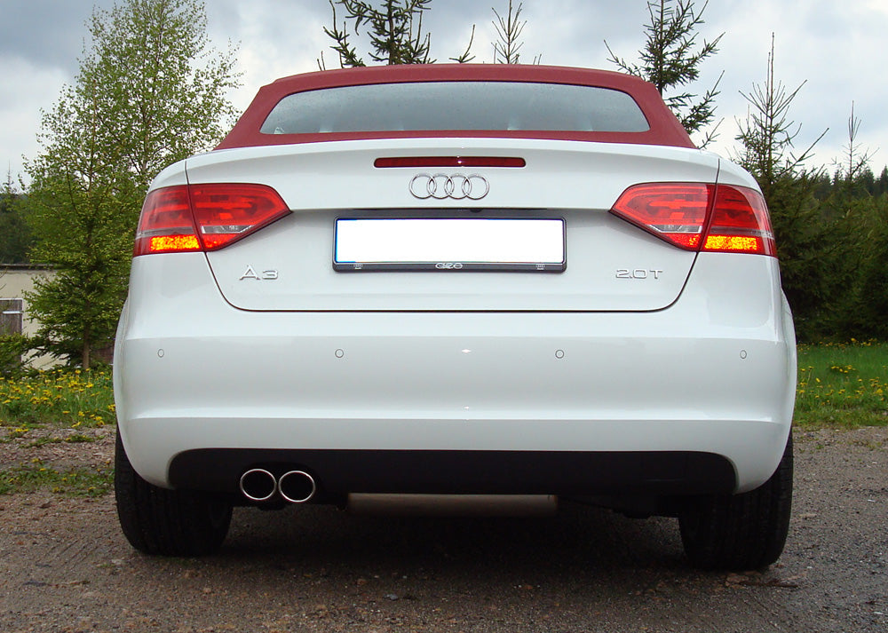 Fox Auspuff Sportauspuff Sportendschalldämpfer für Audi A3 8P Cabrio 1.4l 92kW