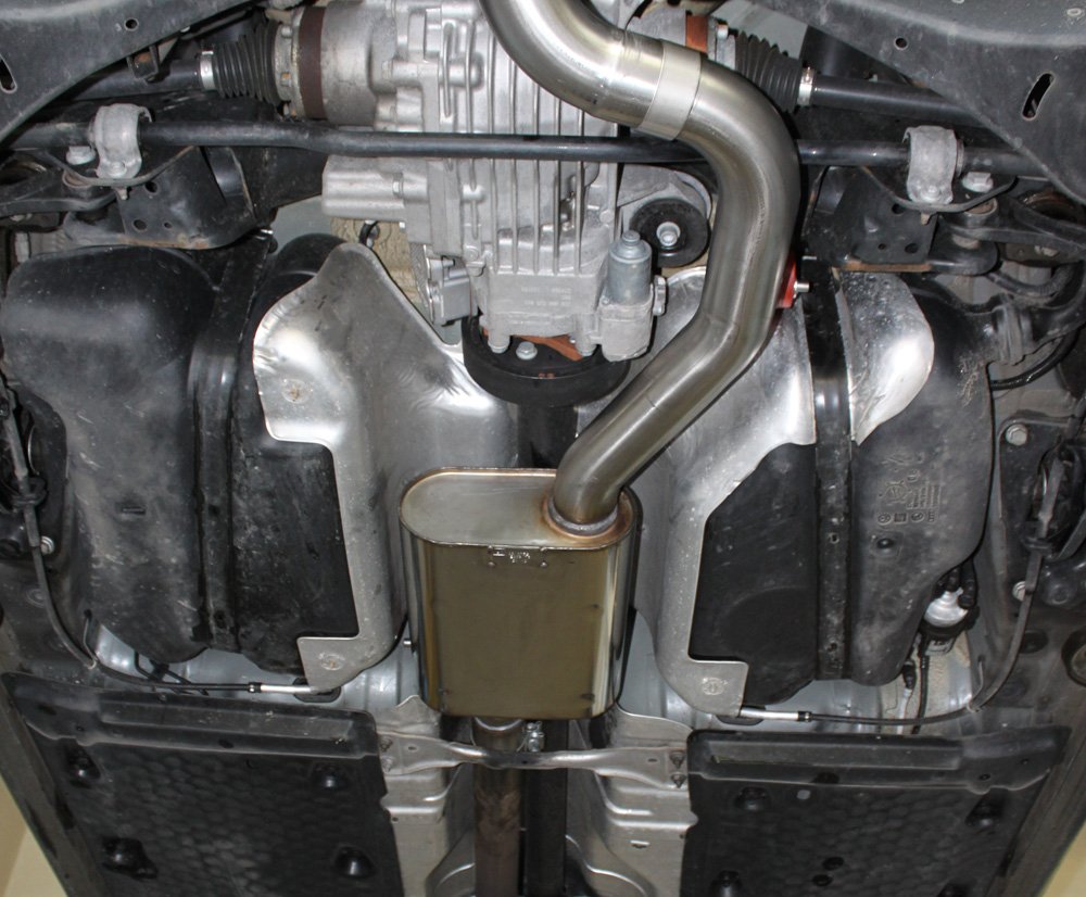 Fox Auspuff Sportauspuff Komplettanlage für Audi A3 8P quattro 3-türer 3,2l V6