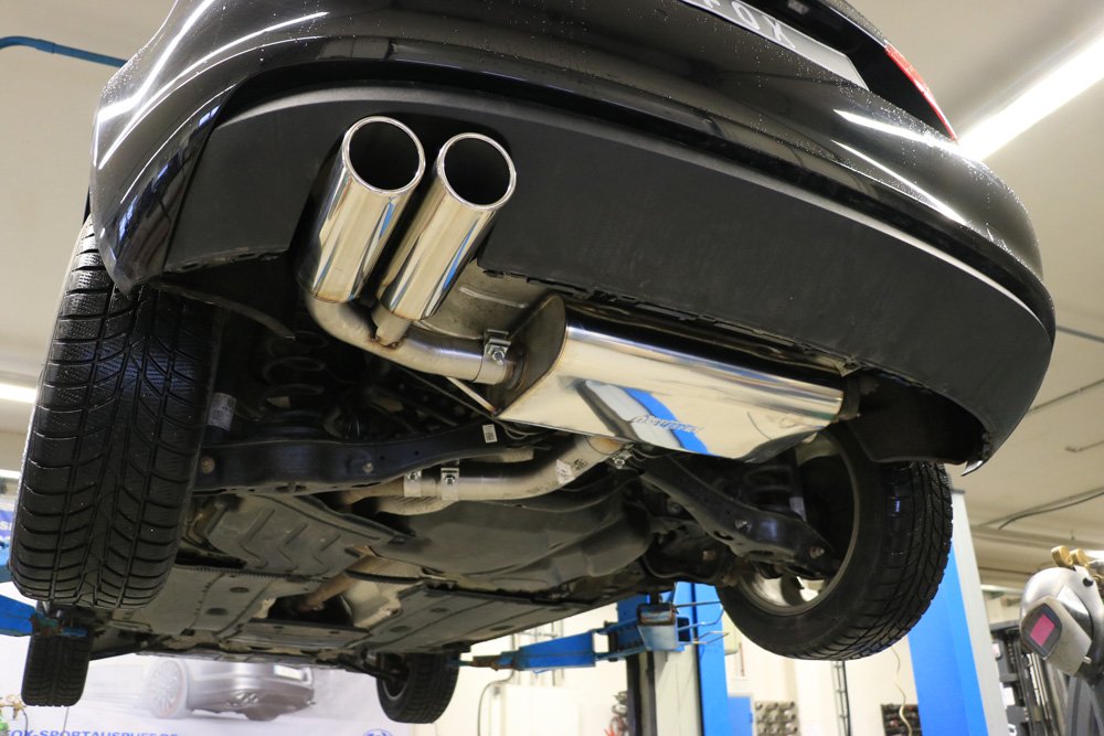 Fox Auspuff Sportauspuff Sportendschalldämpfer für Audi A3 8V Sportback 1.4 TFSI