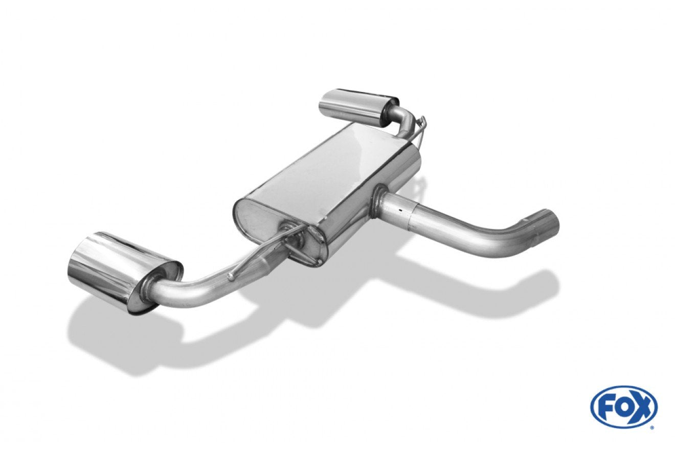 Fox Duplex Auspuff Sportauspuff Endschalldämpfer für Audi A3 8V 3-türer