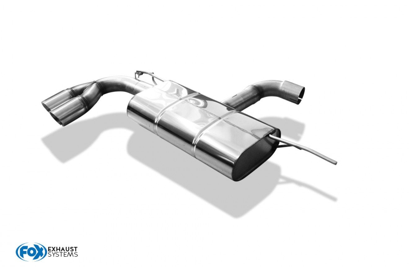 Fox Auspuff Sportauspuff Endschalldämpfer für Audi A3 8V Sportback quattro 1.8