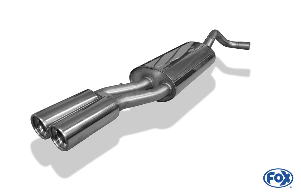 Fox Auspuff Sportauspuff Endschalldämpfer für Audi A4 Typ B5 1,8l T 110/123kW