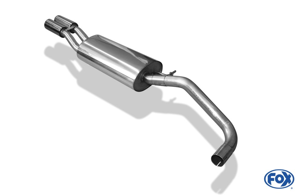 Fox Auspuff Sportauspuff Endschalldämpfer für Audi A4 Typ B5 1,8l T 110/123kW