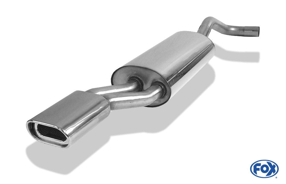 Fox Auspuff Sportauspuff Endschalldämpfer für Audi A4 Typ B5 2,4l 121kW 2,6l