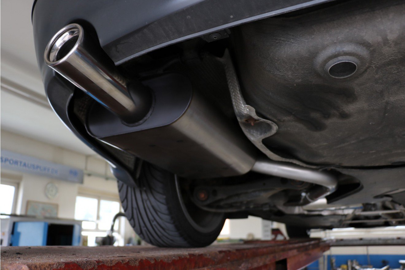 Fox Auspuff Sportauspuff Endschalldämpfer für Audi A4 B7 1,9l TDI 85kW