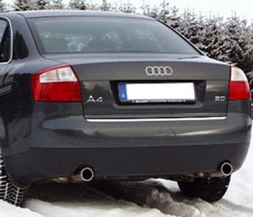 Fox Duplex Auspuff Sportauspuff Sportendschalldämpfer für Audi A4 Typ B6 1x90
