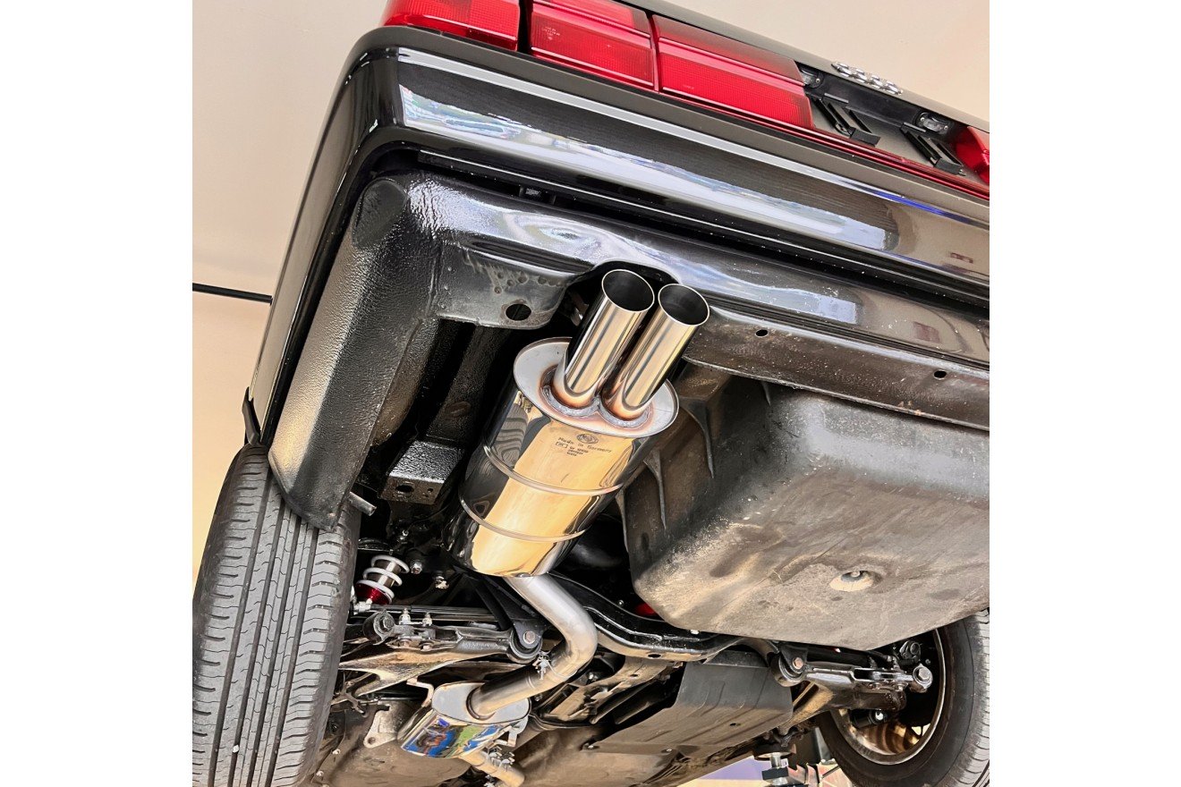 Fox Auspuff Sportauspuff Komplettanlage für Audi 100 quattro C3 2,1l 121kW