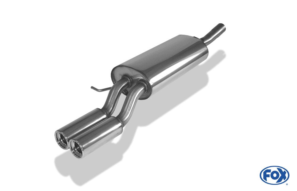 Fox Auspuff Sportauspuff Endschalldämpfer für Audi A6 Typ 4B 1,8l 96kW 1,8l T