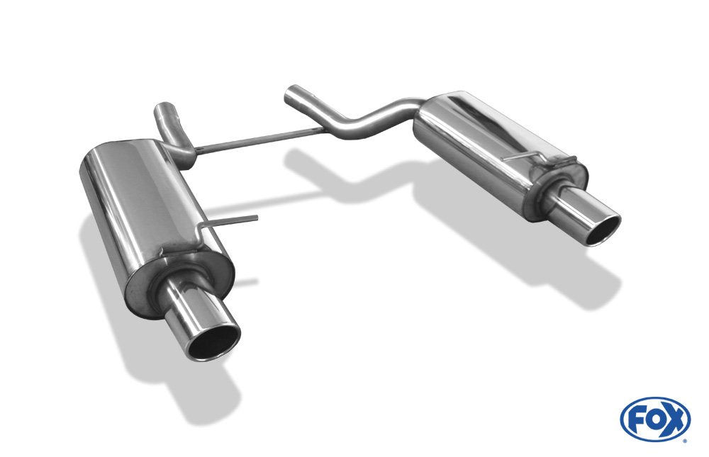 Fox Duplex Auspuff Sportauspuff Sportendschalldämpfer für Audi A6/ S6 Typ 4B