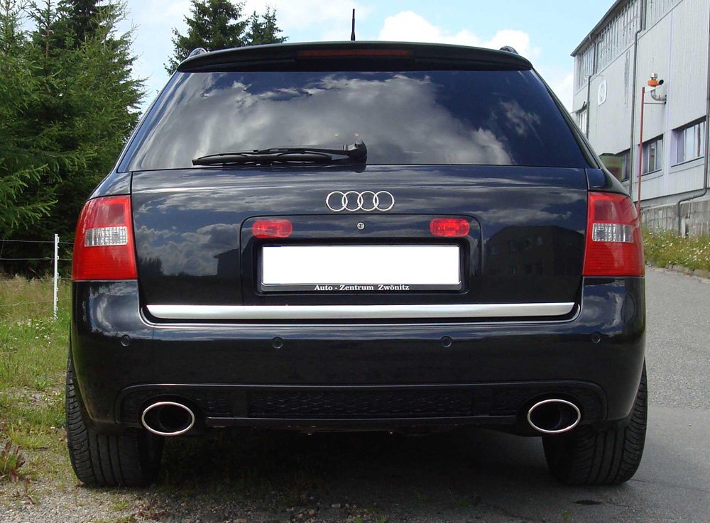 Fox Duplex Auspuff Sportauspuff Sportendschalldämpfer für Audi A6/S6 quattro 4B