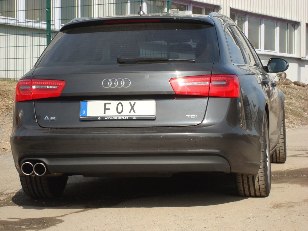 Fox Auspuff Sportauspuff für Audi A6 4G Limo/ Avant 2.0l TDI 100/120/130kW