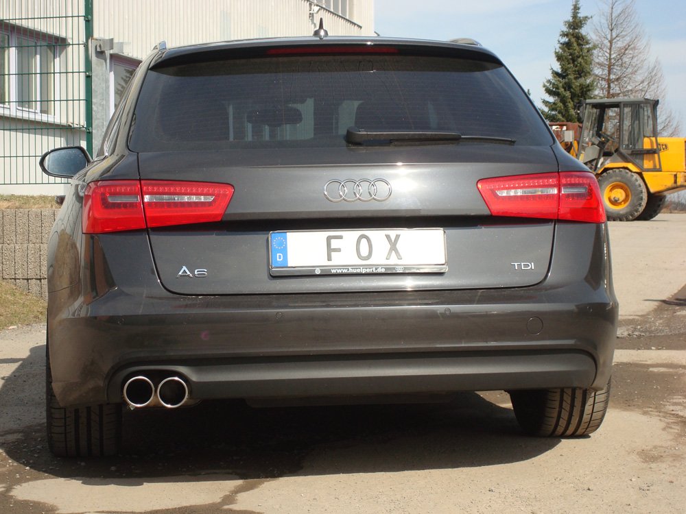 Fox Auspuff Sportauspuff für Audi A6 4G Limo/ Avant 2.0l TDI 100/120/130kW
