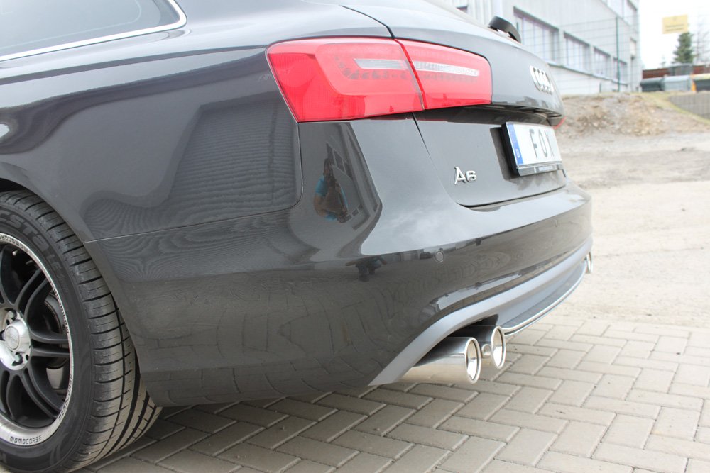 Fox Duplex Auspuff Sportauspuff für Audi A6 4G Limo/ Avant 2.0l TDI