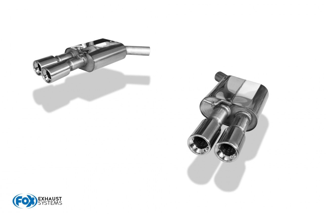 Fox Duplex Auspuff Sportauspuff Endschalldämpfer für Audi A6 4G 2,0l TFSI +2.8l