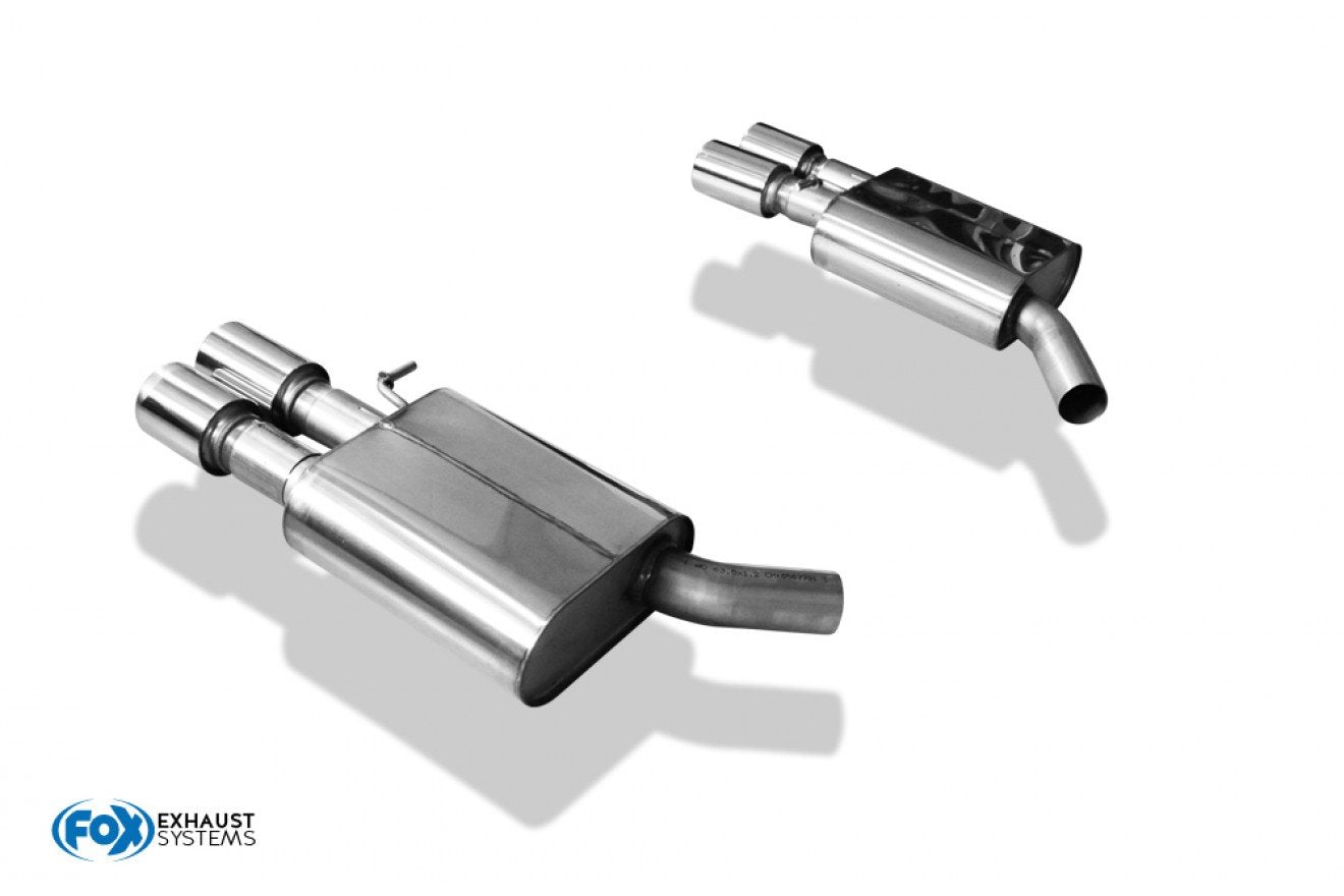 Fox Duplex Auspuff Sportauspuff Endschalldämpfer für Audi A6 4G 2,0l TFSI +2.8l