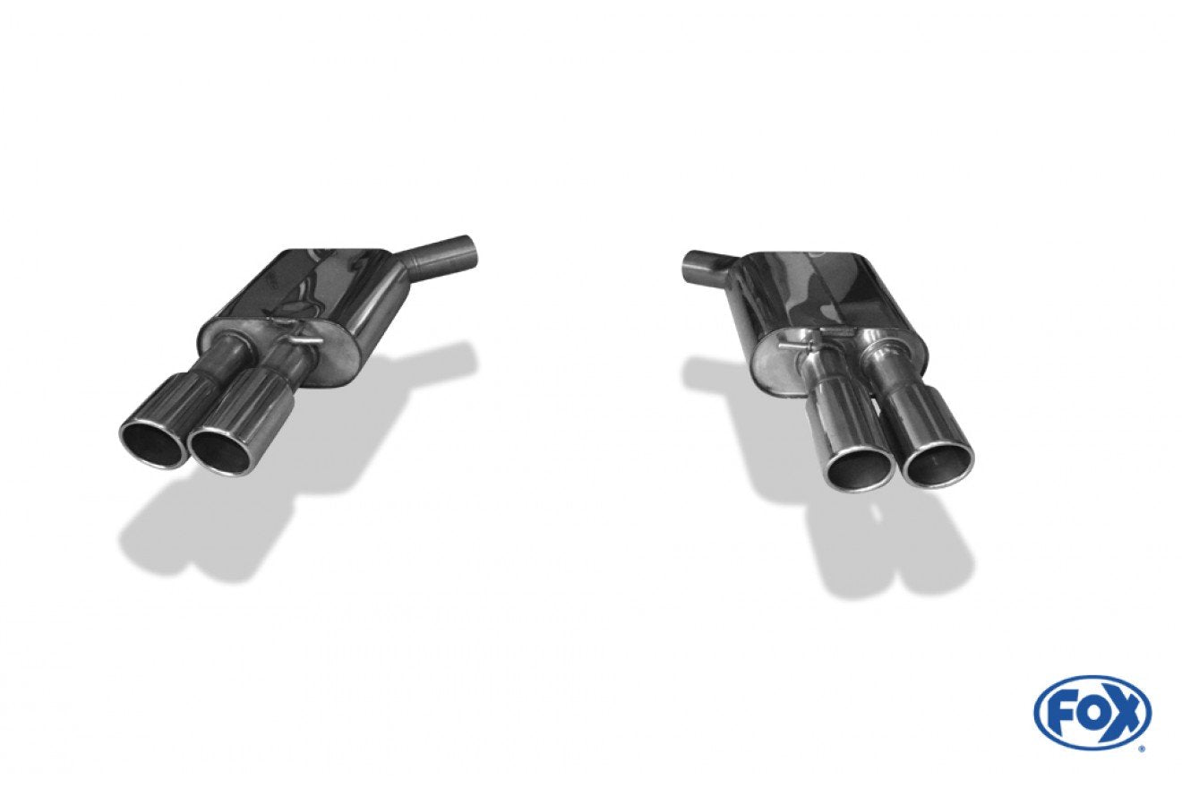 Fox Duplex Auspuff Sportauspuff Endschalldämpfer für Audi A6 4G 3,0 TFSI 220/228