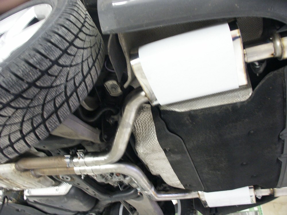 Fox Duplex Auspuff Sportauspuff Sportendschalldämpfer für Audi A8 - 4H 4.2 273kW