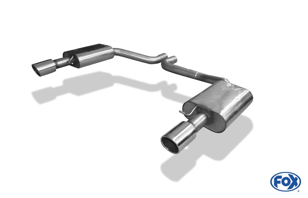Fox Duplex Auspuff Sportauspuff Sportendschalldämpfer für Audi A8 - 4H 4.2 273kW