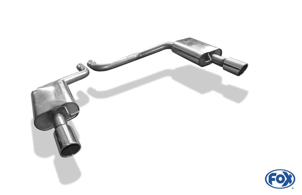 Fox Duplex Auspuff Sportauspuff Sportendschalldämpfer für Audi A8 - 4H 4.2 273kW