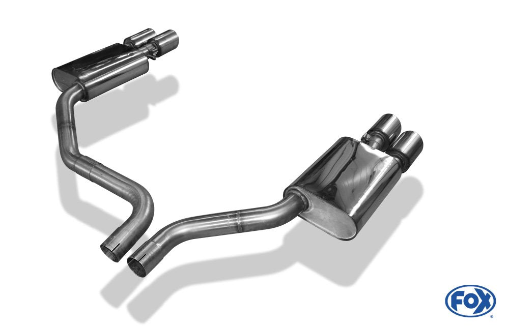 Fox Duplex Auspuff Sportauspuff Sportendschalldämpfer für Audi S8 - 4H 4.0 382kW