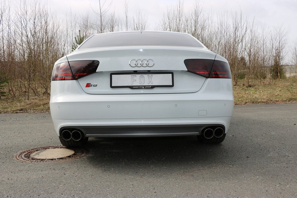 Fox Duplex Auspuff Sportauspuff Sportendschalldämpfer für Audi S8 - 4H 4.0 382kW