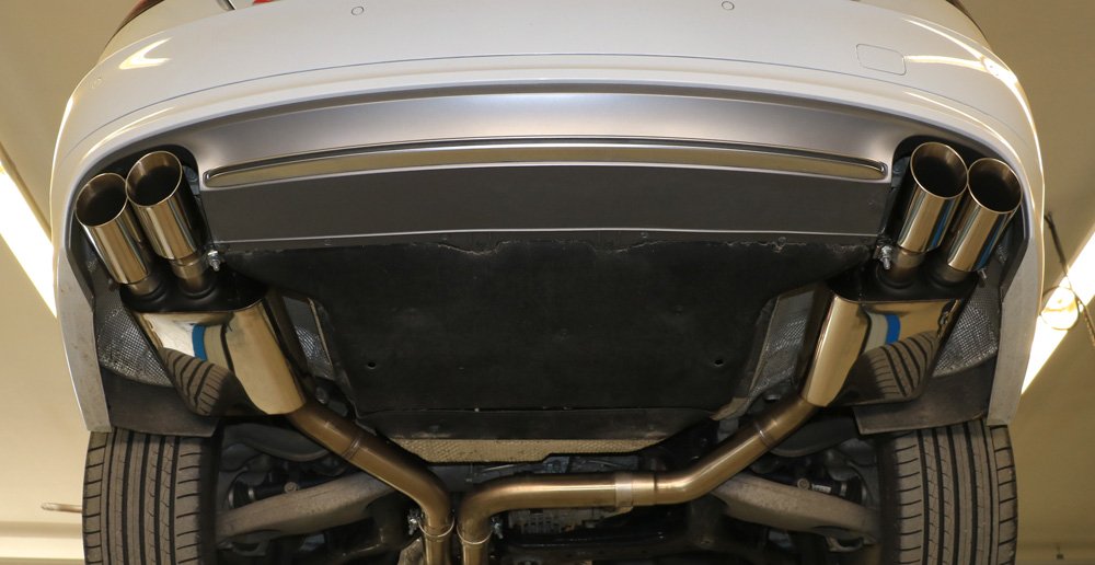 Fox Duplex Auspuff Sportauspuff Sportendschalldämpfer für Audi S8 - 4H 4.0 382kW