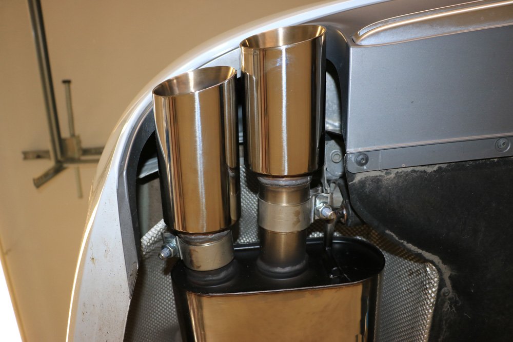 Fox Duplex Auspuff Sportauspuff Sportendschalldämpfer für Audi S8 - 4H 4.0 382kW