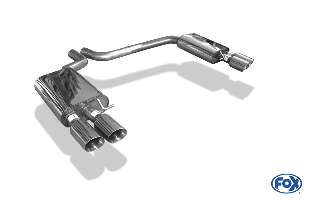 Fox Duplex Auspuff Sportauspuff Sportendschalldämpfer für Audi S8 - 4H 4.0 382kW
