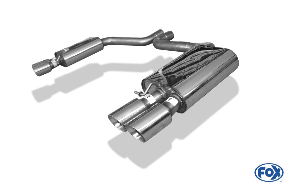 Fox Duplex Auspuff Sportauspuff Sportendschalldämpfer für Audi S8 - 4H 4.0 382kW
