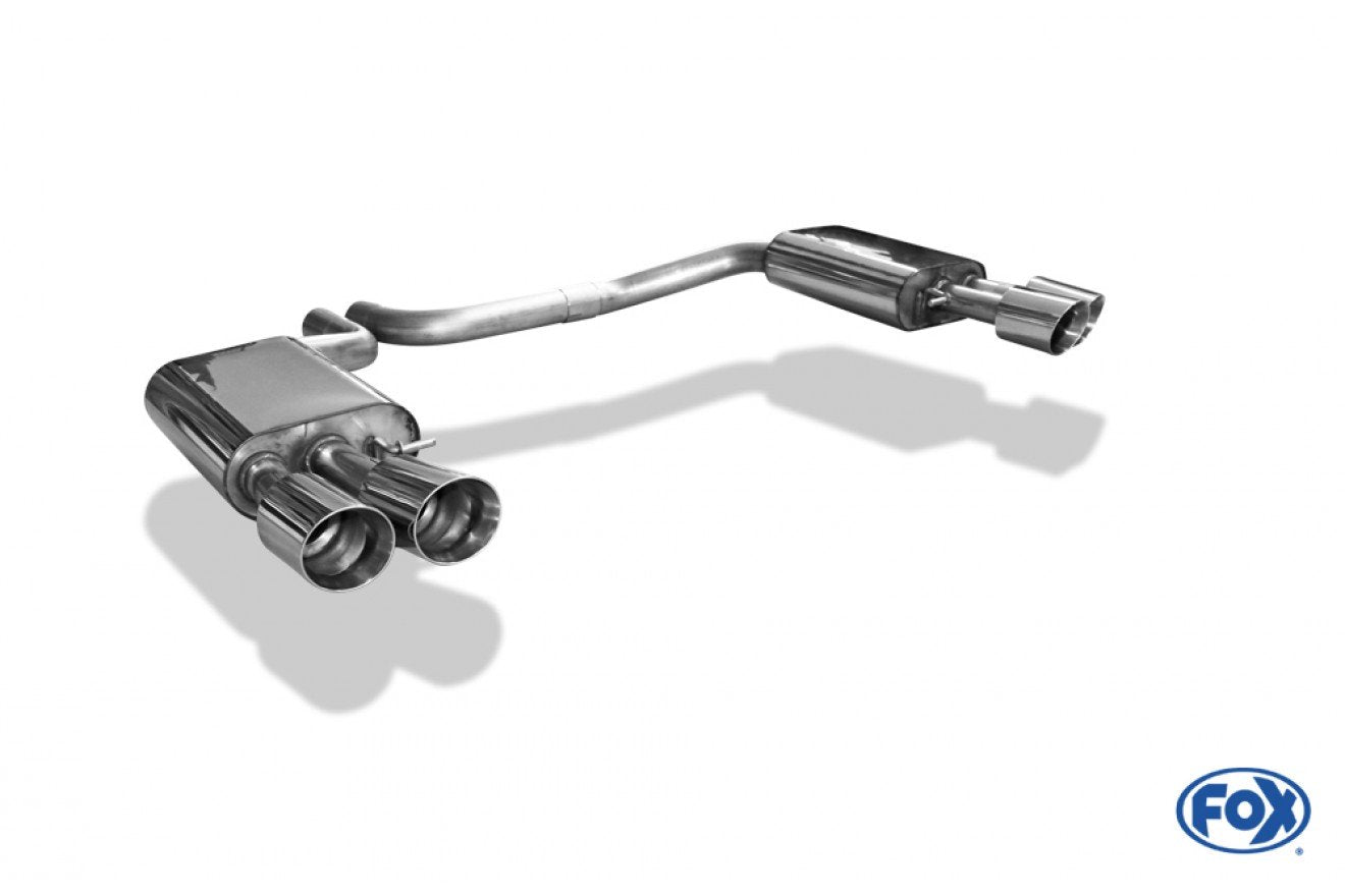 Fox Duplex Auspuff Sportauspuff Sportendschalldämpfer für Audi S8 - 4H 4.0 382kW