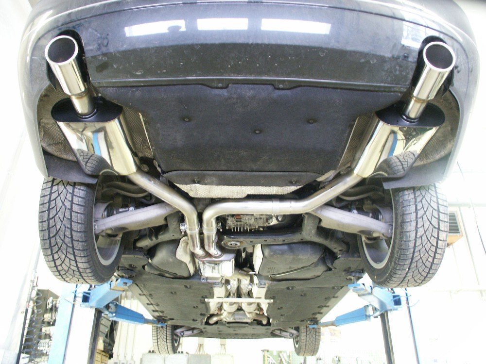 Fox Duplex Auspuff Sportauspuff Sportendschalldämpfer für Audi A8 - 4H 4.2 273kW