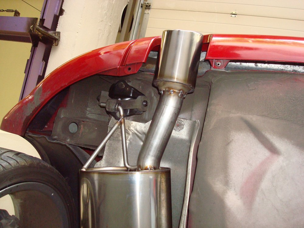 Fox Auspuff Sportauspuff Endschalldämpfer für Audi TT 8N Frontantrieb 1,8l