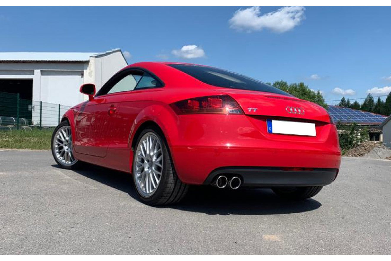 Fox Auspuff Sportauspuff Endschalldämpfer für Audi TT 8J 1,8l 118kW